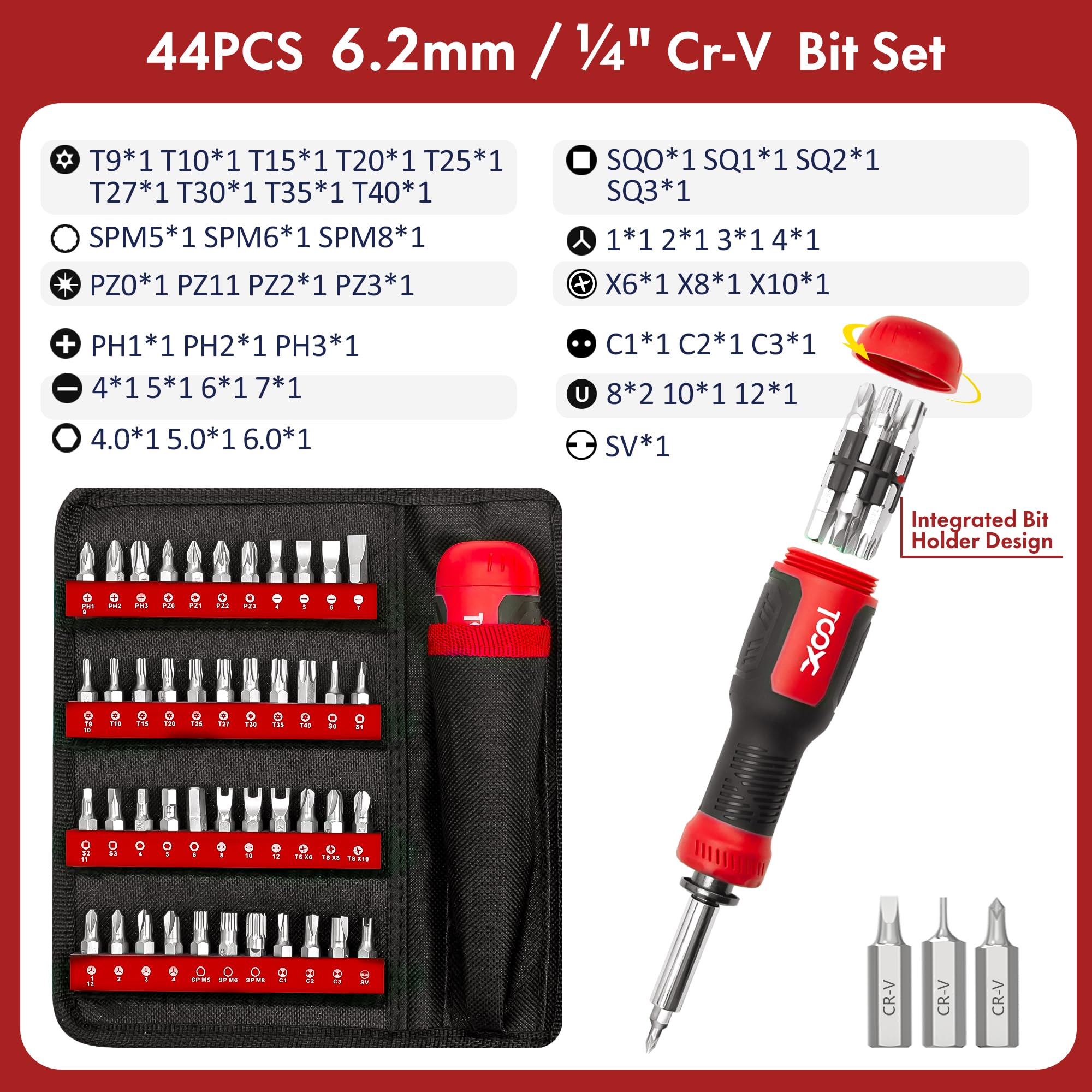 Xool 200 In 1 Precision Screwdriver Set, Electronics Repair Tool Magnetic Driver Kit With 164 Bits For Phone, Macbook, Computer,